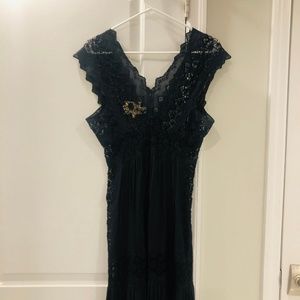 SOLD Aijek Black Lace Dress